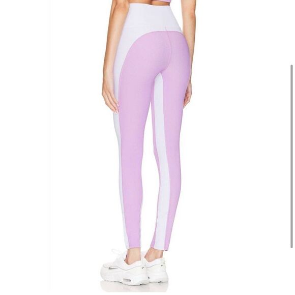 NWT Beach Riot Color-Block Legging Orchid Bloom Purple White- Size XS - Picture 4 of 10
